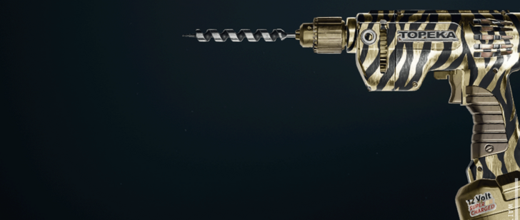 Black Ops 6 - Gold Tiger Power Drill Camo