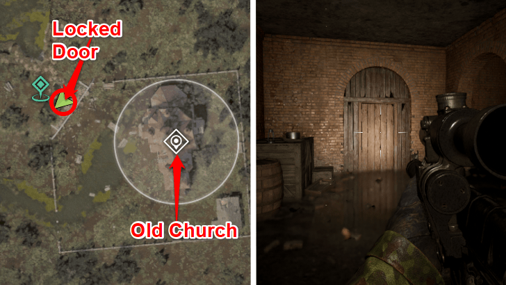 Northwest of the Old Church