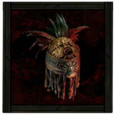 Mask of the Stitched Demon Feathered Tiara Image