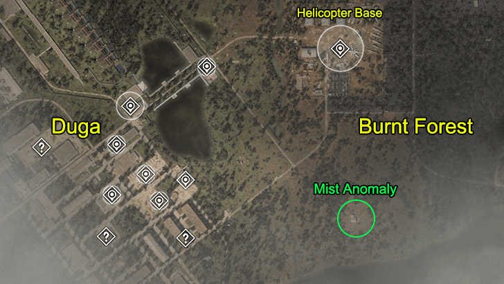 Mist Anomaly Map Location