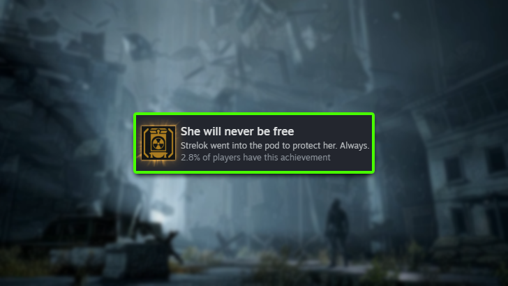 She Will Never Be Free Achievement