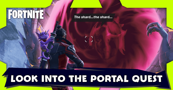 Fortnite Look Into the Portal to Find Jade Quest