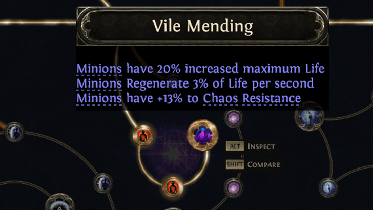 PoE 2 - Vile Mending