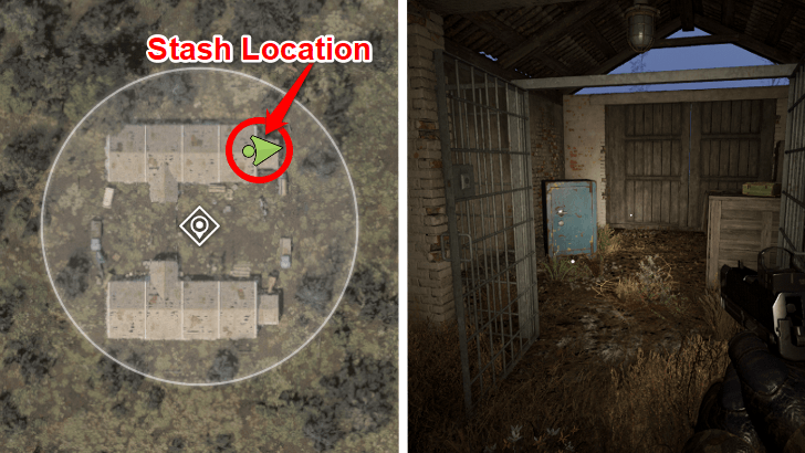 Pig Farm Stash Location edit