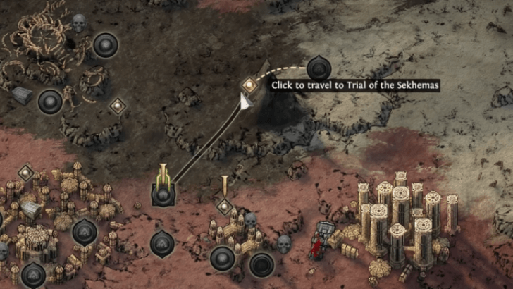 Travel to Trial of the Sekhemas