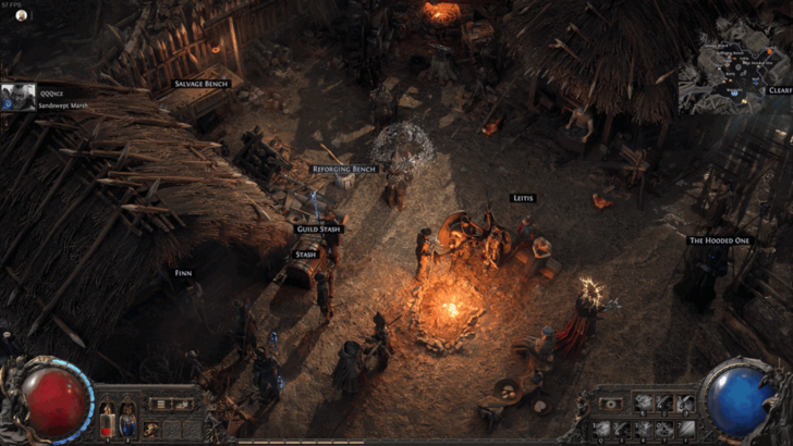 Act 1 - Clearfell Encampment Reforging Bench Location