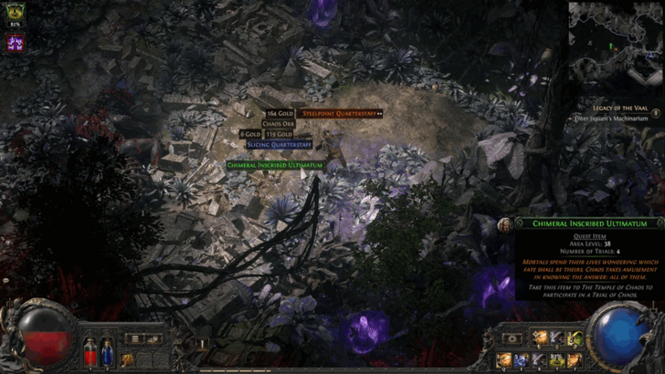 Path of Exile 2 (PoE 2) Chimeral Inscribed Ultimatum