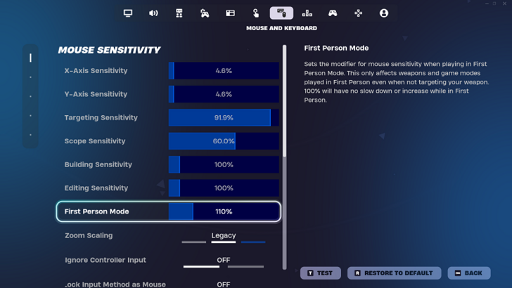 Adjust Your Sensitivity