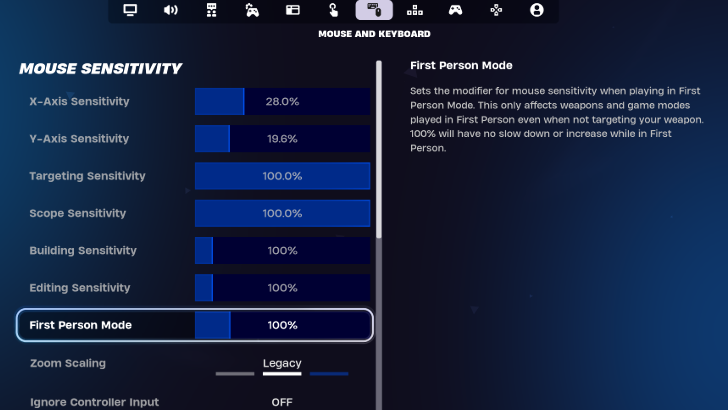 Fortnite Ballistic - Best DPI for Fortnite Ballistic - Adjust First Person Mouse Sensitivity