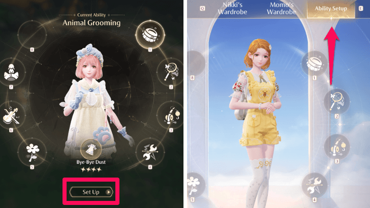 How to Change Ability Outfits Step 1