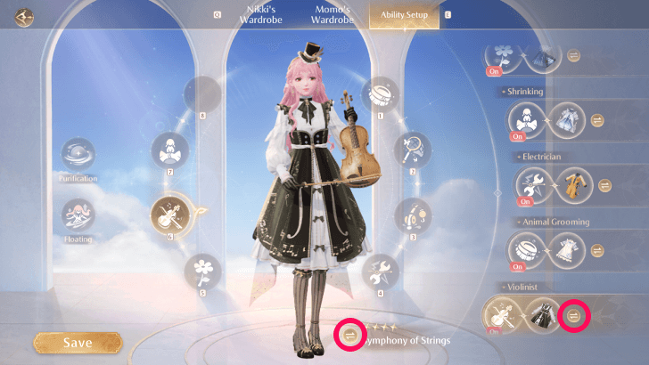 How to Change Ability Outfits Step 2