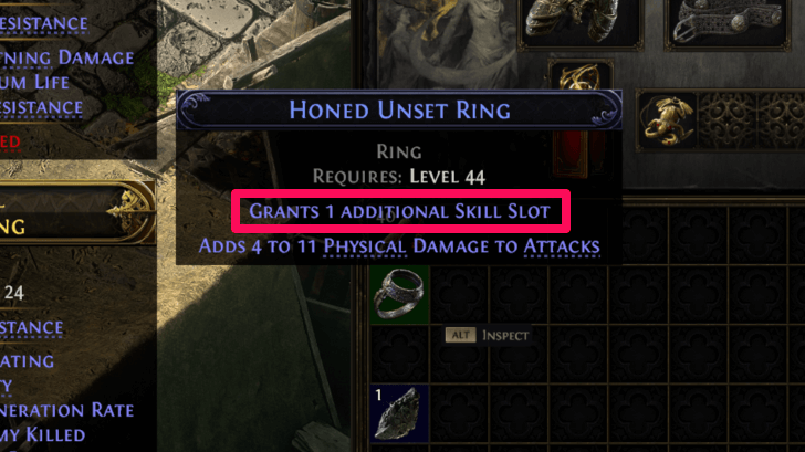 POE 2 - Equip Items with Additional Slots