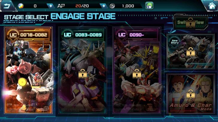 Story Mode - Gundam UCE