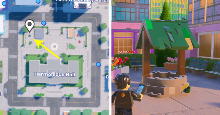 Harmonious Hall Wishing Well Location