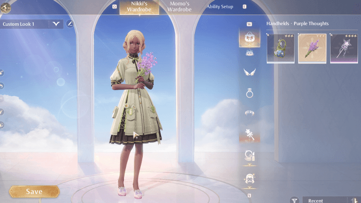 Infinity Nikki Purple Thoughts Handheld