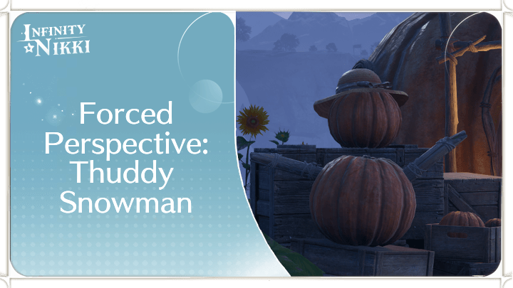 Infinity Nikki - Forced Perspective: Thuddy Snowman