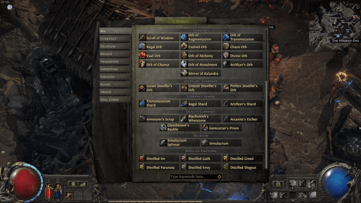 POE 2 - Choose Which Items to Trade