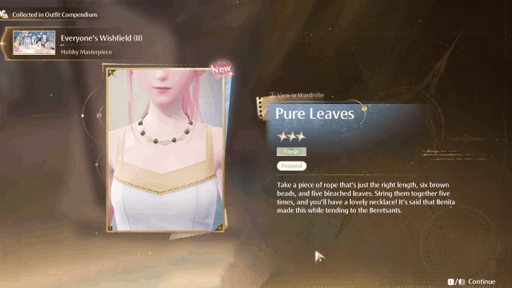 Put on the Pure Leaves Neckwear and Show it to Bebe