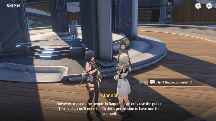 Regunna People Can Only Use Public Terminals