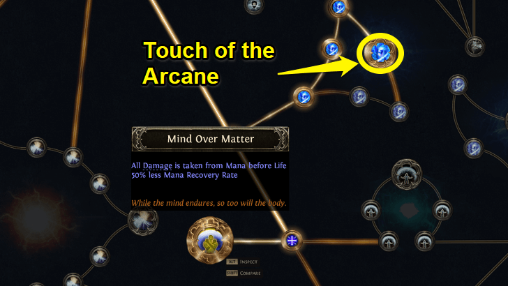 PoE 2 - Touch of the Arcane and Mind Over Matter