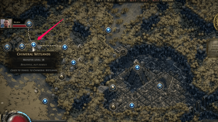 Chimeral Wetlands Map