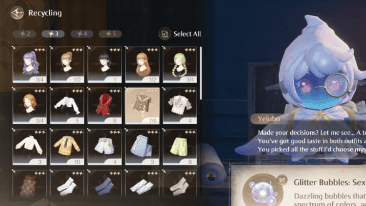 Infinity Nikki - How to Recycle Clothes Recycle