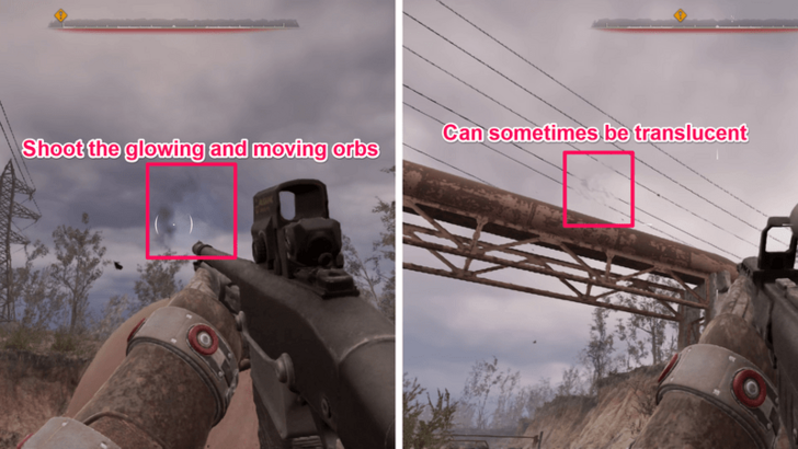 Shooting Poltergeist Orbs