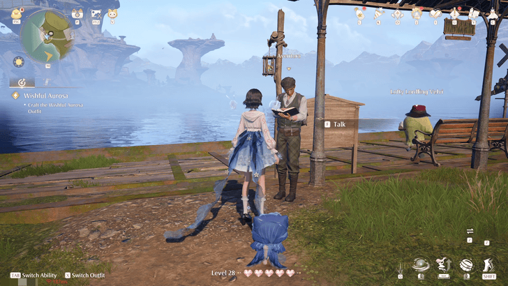 Infinity Nikki Talk to Aventura by the Choo Choo Train Station