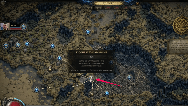 Ziggurat Encampment Map