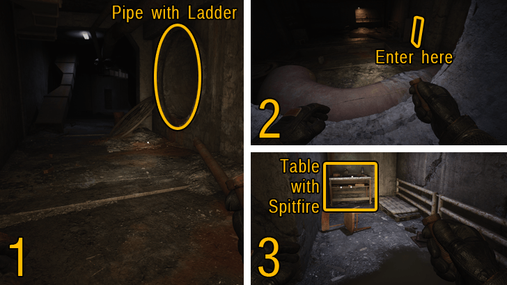 Spitfire Location in Lab X5