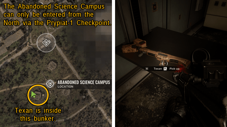 Texan Location in Abandoned Science Campus