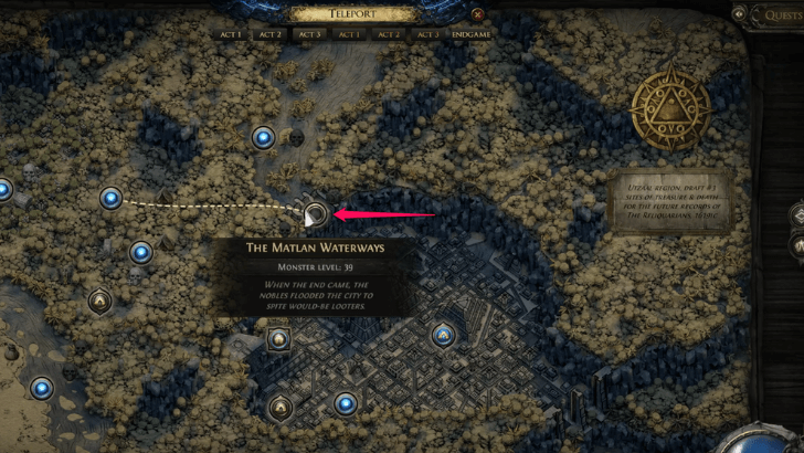 The Matlan Waterways Map