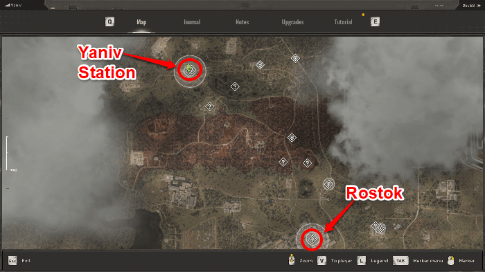 Yaniv Station Map Location