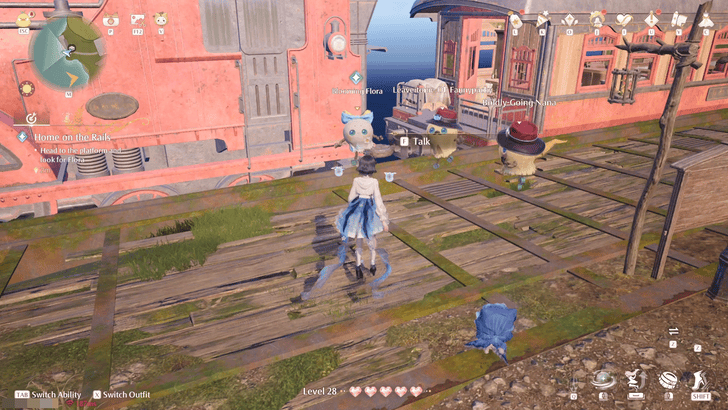 Infinity Nikki Head to the Platform and Look for Flora