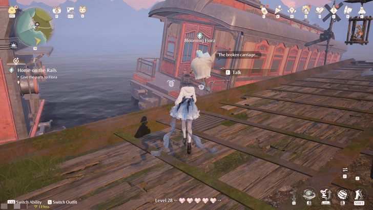 Infinity Nikki Give the Parts to Flora