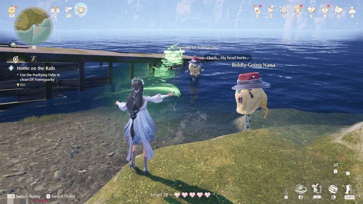 Infinity Nikki Use the Purifying Orbs to Clean Ol