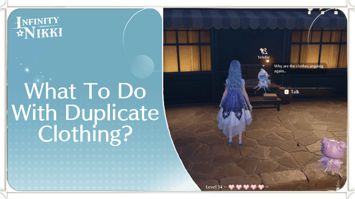 Infinity Nikki - What to Do With Duplicate Clothing