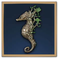 Leaf Sea Horse Icon