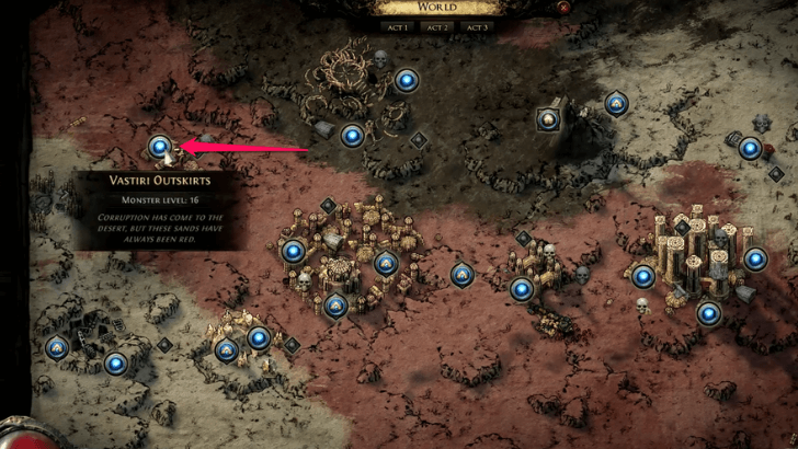 Vastiri Outskirts Map