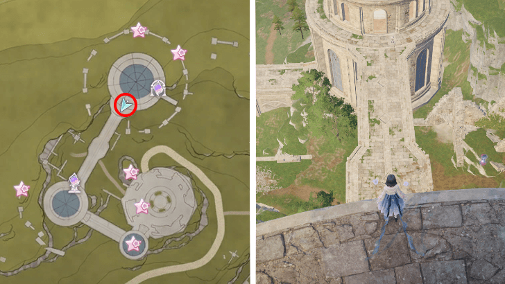 Infinity Nikki Dream Warehouse Rooftop Route Location