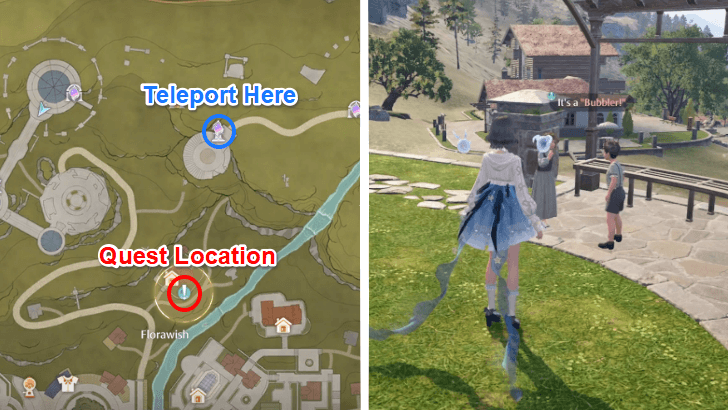 Infinity Nikki Bubbler Quest Location