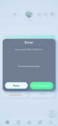 Error Code 102-170-014