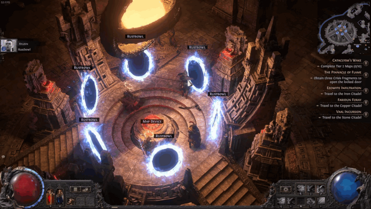 Path of Exile 2 (PoE 2) Inside the Ziggurat Refuge