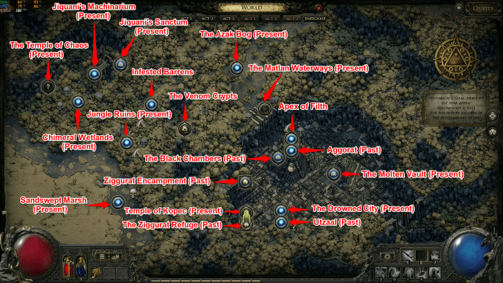 All Cruel Act 3 Locations