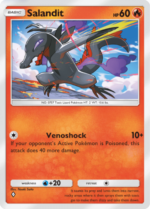 Pokemon TCG Pocket - A1a 015 Salandit