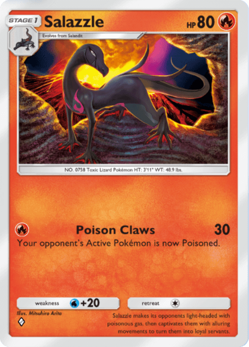 Pokemon TCG Pocket - A1a 016 Salazzle