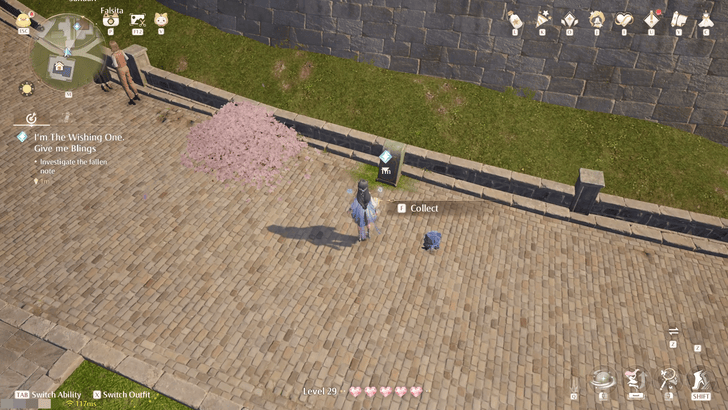 Infinity Nikki Investigate the Fallen Note