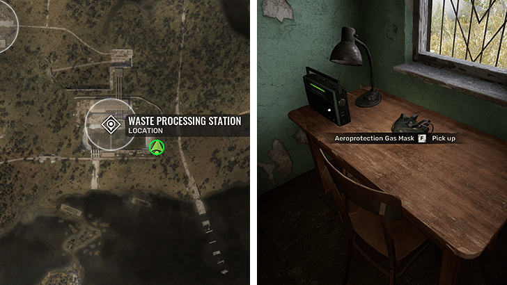 Aeroprotection Gas Mask Location Wild Island