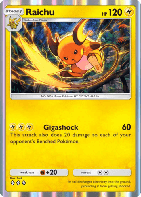 Pokemon TCG Pocket - A1a 026 Raichu