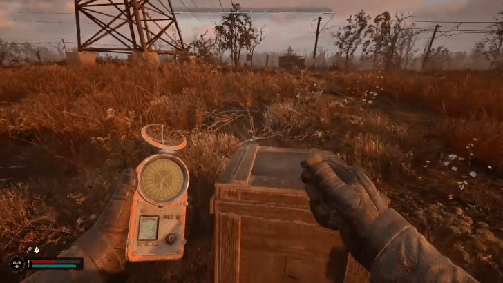 pushing a crate to the bunker